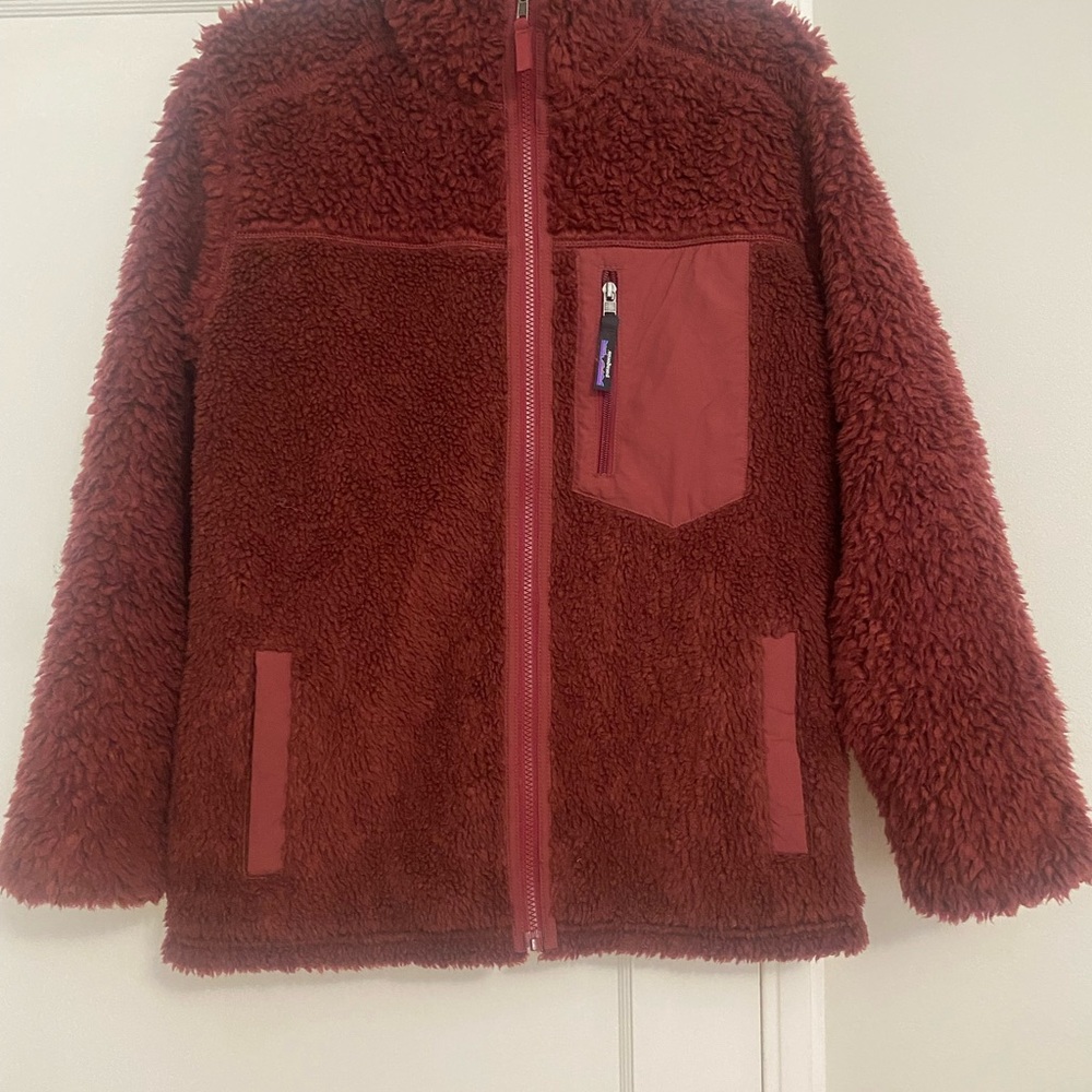 Patagonia Red Ski Snow Jacket Plush Fleece